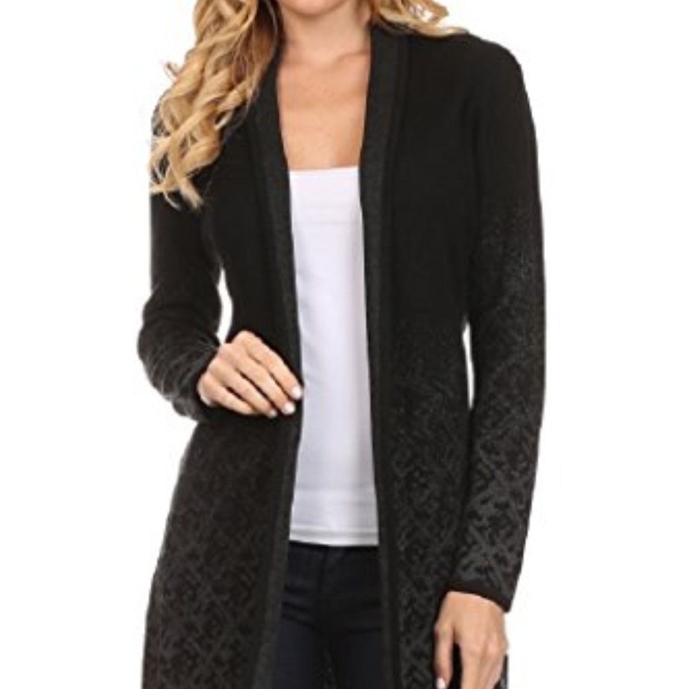 Open Front Lightweight Soft Drape Cardigan